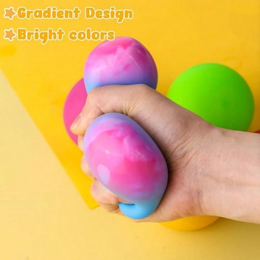 Color Changing Stress Ball Set, Adult Relaxation Toy, Extra Large Squishy Soft Ball, Elastic Stress Relief Ball, Anxiety Relief
