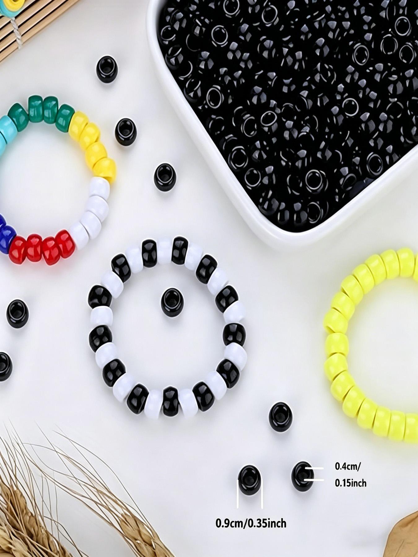 500pcs 9mm Horse Beads, Friendship Bracelet Necklace Craft Supplies, Jewelry Making Accessories, Fashion Gifts, Keychain Charms