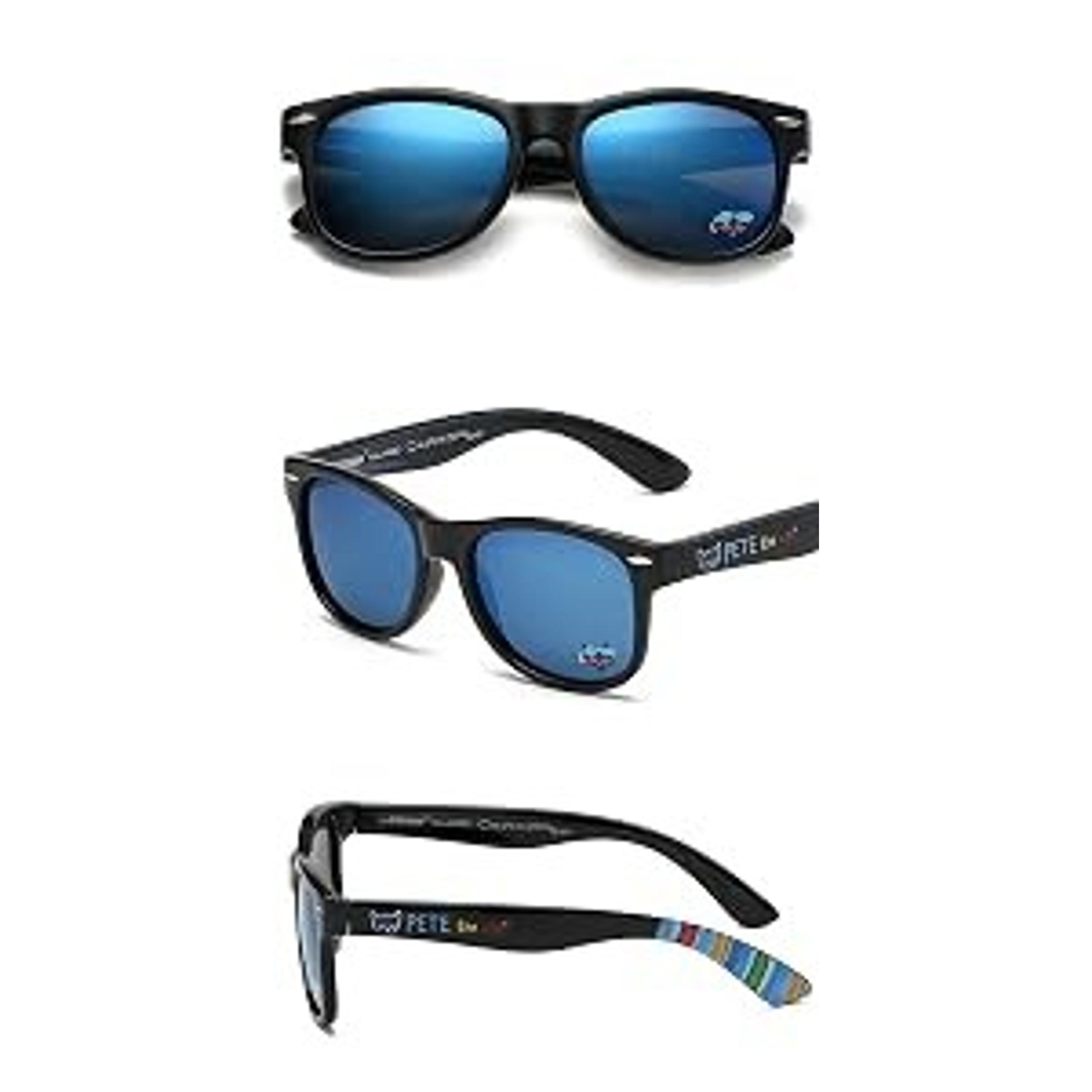 Toddler Polarized Sunglasses for Boys & Girls Ages 2-8 | 100% UV400 Protection, Durable Flexible Frame, Lightweight Design, Felt Case Included for Travel & Outdoor PlayGift
