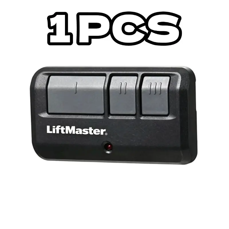 Liftmaster 893max Universal Garage Door Remote, Multi-Frequency (310/315/390MHz), Keychain with Sunshade Clip, Compatible with Myq & Security+ 2.0