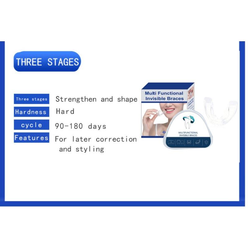Silicone orthodontic braces Product with Storage Case, Comfortable to Wear, Safe to Use, Suitable for Both Men and Women