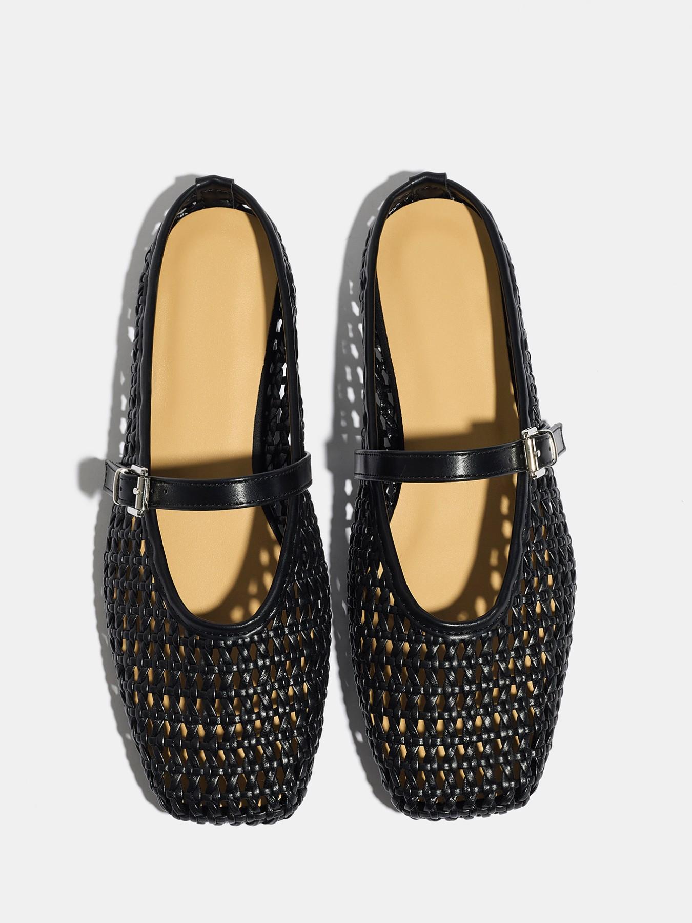 Women's Half-Open Toe Sandals, Breathable Knit Slip-On Beach Shoes, Summer Casual Outdoor Mesh Slippers, Comfortable Muon Shoe