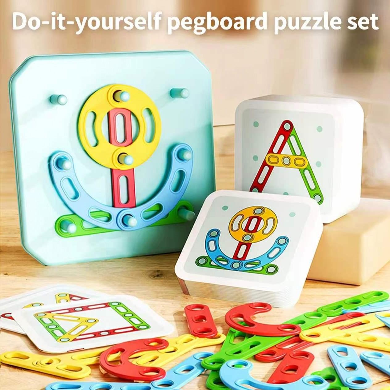 A set of versatile stackable column-shaped children's toys, early education toys, puzzle toys, geometric matching creative game toys, learning toys, holiday gifts, birthday gifts, suitable for children aged 3