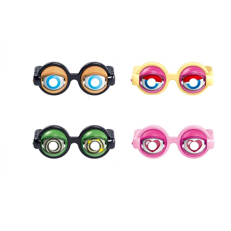 Funny Blinking Eyewear, Novelty Prank Glasses, Creative Crazy Eye Design, Adorable Toy Gag Gifts, Perfect for Party Fun & Jokes