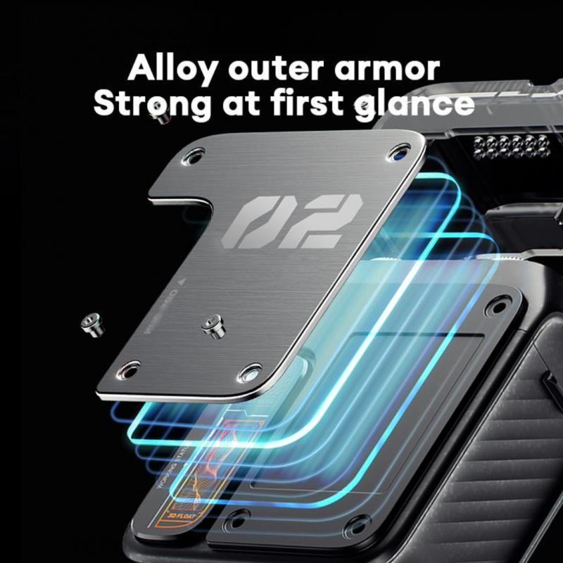 Mechanical shaver body alloy holographic energy display 3D dual ring blade red IPX7 portable tactical shaver Painless Precision Shaver can be washed all over the body, essential for winter, seasonal gift, Christmas gift, Cordless Waterproof Shaver