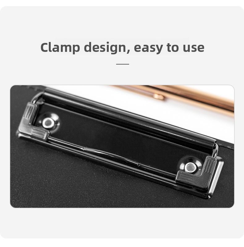 Tri-Fold PP Plastic Nursing Clipboard, Letter-Size 3-Panel Foldable Medical Folder Board, Portable Pocket Writing Pad Document Holder (In Stock)