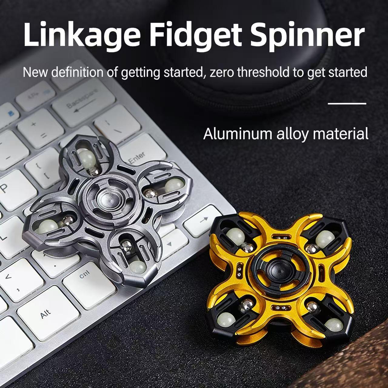 50 God Oracle Linked Gyroscope Metal Rotation Linked Fork Edc Stress Relief Toy, Fun Entertainment Anytime, Portable Leisure Gift