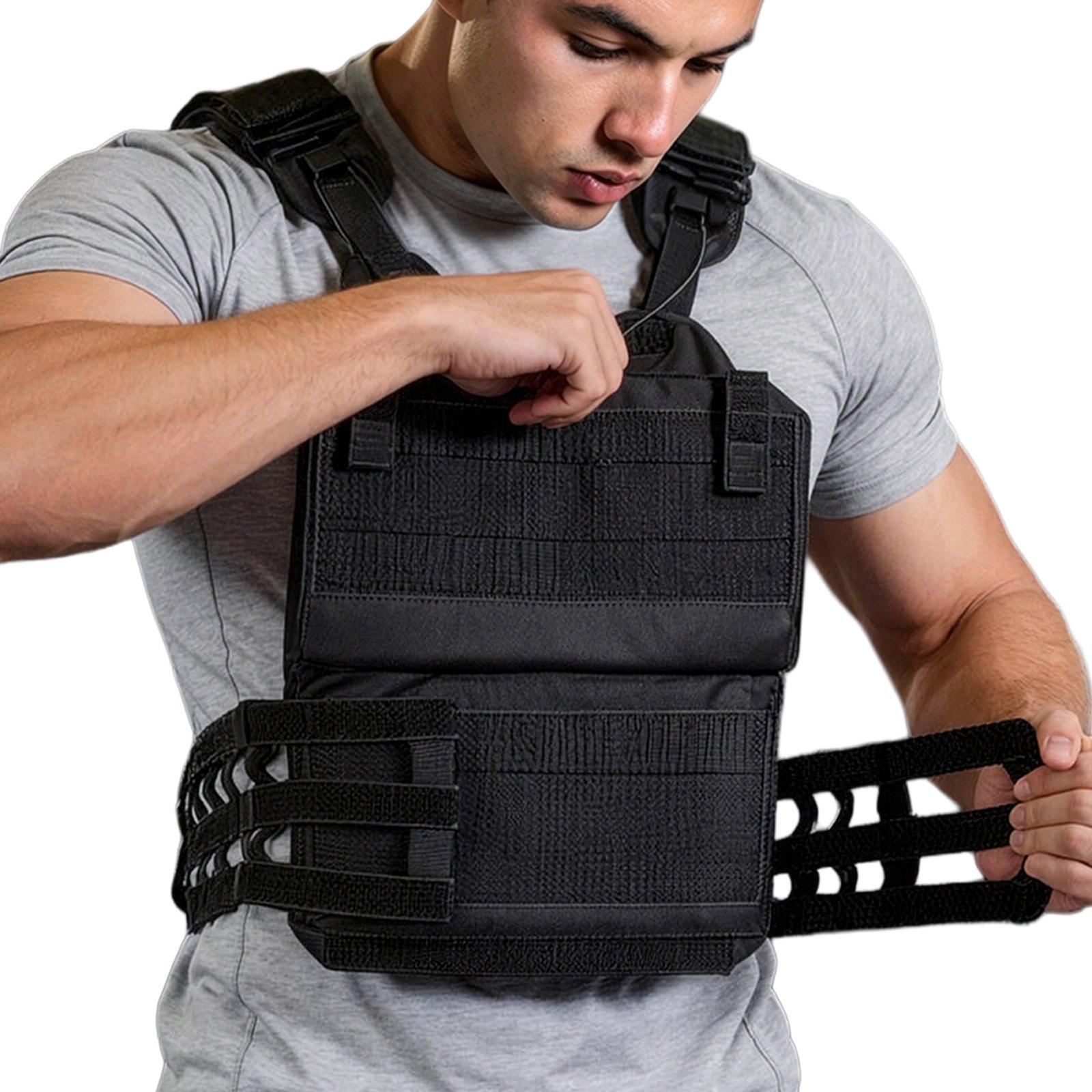 VEVOR Weighted Vest, Body Weight Vest with Shoulder Pad, and Reflective Stripe, Exercise Set for Men Women, Workout Equipment for Strength Training, Running, Jogging, Fitness, Muscle Building VEVOR Weighted Vest, Body Weight Vest with Shoulder Pad, and Reflective Stripe, Exercise Set for Men Women, Workout Equipment for Strength Training, Running, Jogging, Fitness, Muscle Building