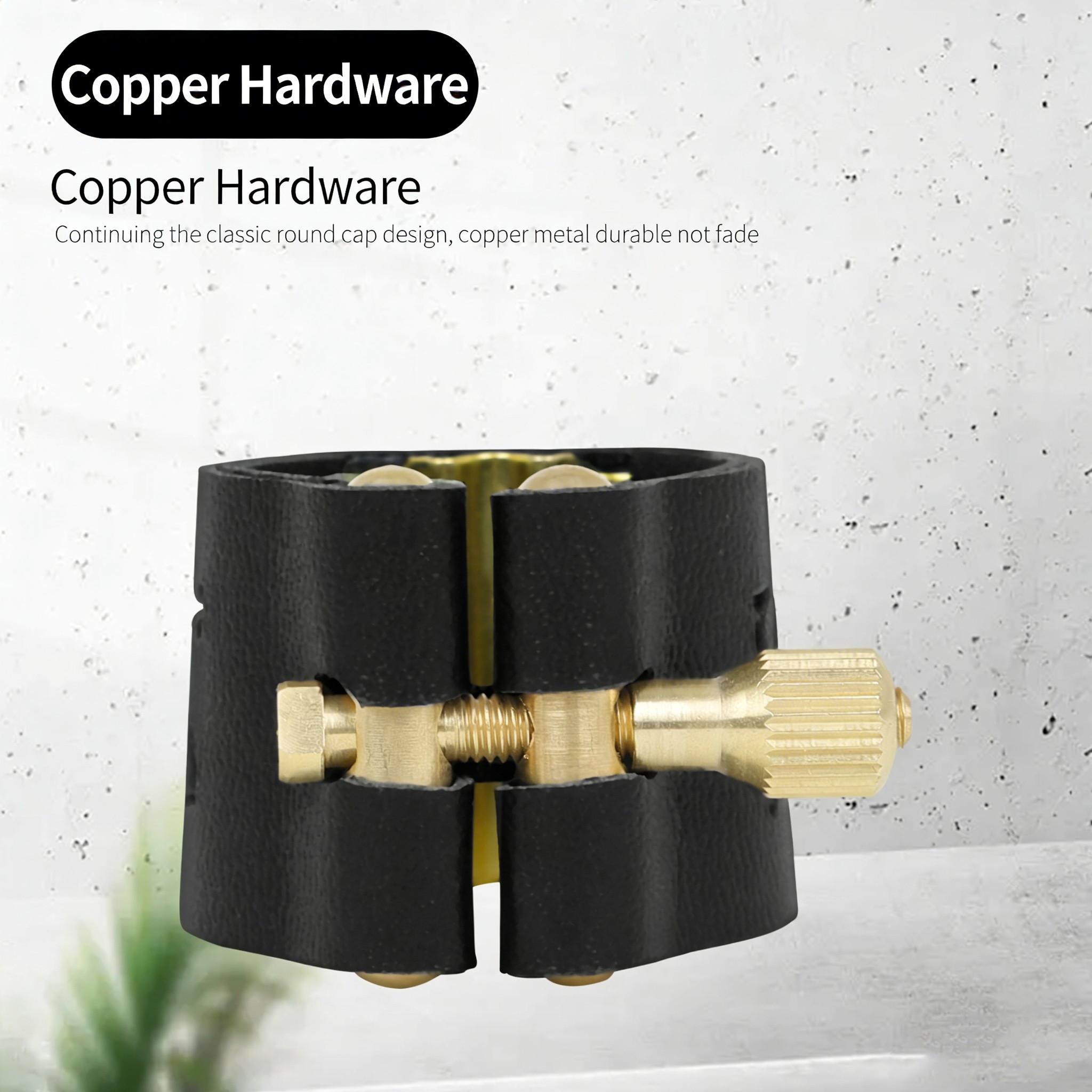 Lade Clarinet/saxophone Cap Set with Metal Buckle, Paper Box, Stable Design, Protective Mouthpiece Cover for Daily Practice & Concerts