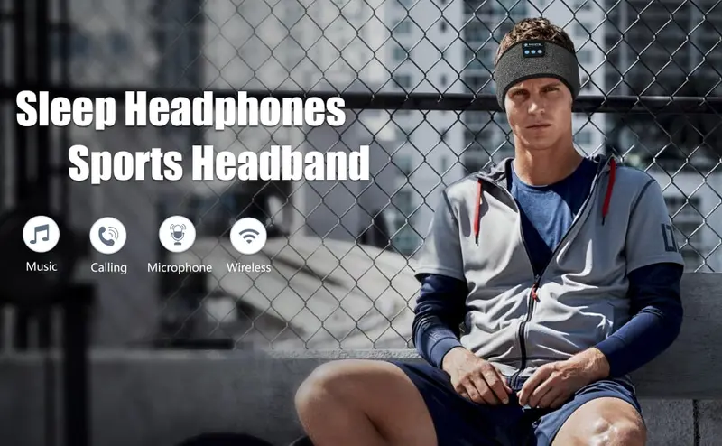 Upgrade Wireless Sleep Headphone Headband - Unisex Rechargeable Cord-Free Durable Headset with HD Stereo Speakers, Eye Mask for Side Sleepers, Sports & Travel Compatible with Bluetooth Devices Upgrade Wireless Sleep Headphone Headband - Unisex Rechargeable Cord-Free Durable Headset with HD Stereo Speakers, Eye Mask for Side Sleepers, Sports & Travel Compatible with Bluetooth Devices