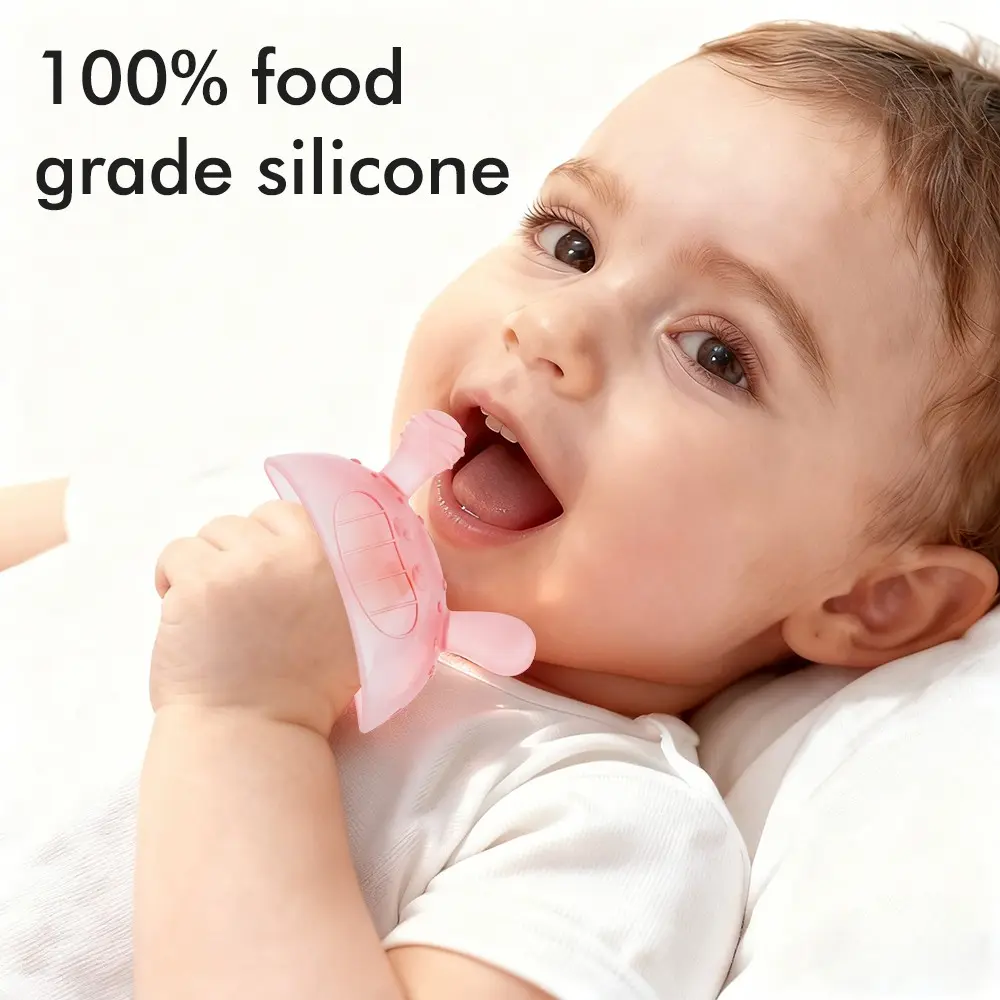 Small Monster Silicone Teething Ring, Teether, Calms Crying, Durable Design, Safe for High-Temperature Boiling, Ideal for Babies & Toddlers