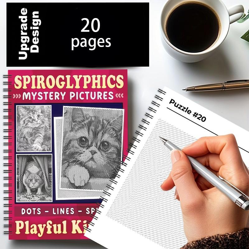 Fun Challenge Dot Line Book, Interesting Drawing Method, Perfect Gift, Unlock New Experience (pencil Not Included)