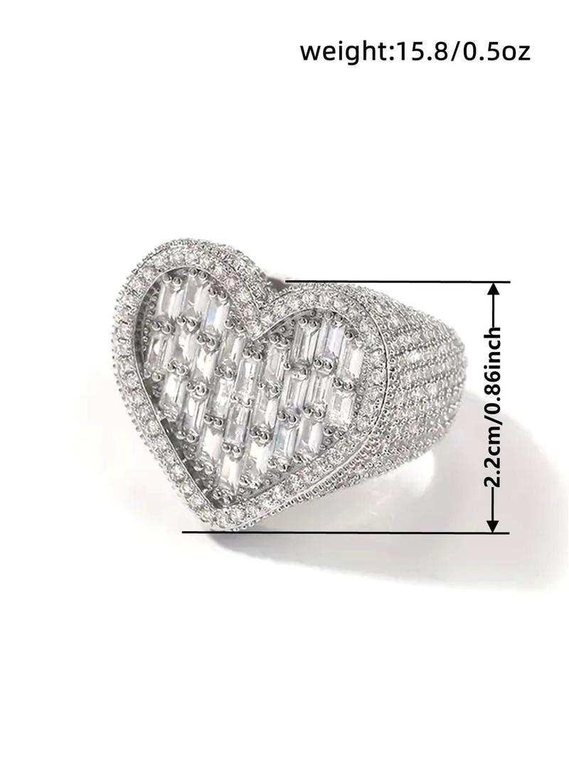 1 PC Luxury Cubic Zirconia Rings For Women For Wedding Engagement Party Jewelry Valentine's Day Gift