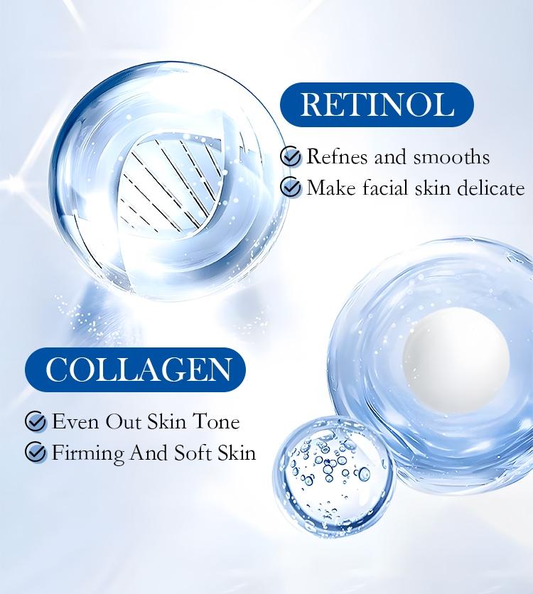 Collagen Retinol Skin Renewal Set, Firming Softening Brightening Even Tone, Skincare, Face Care Essentials