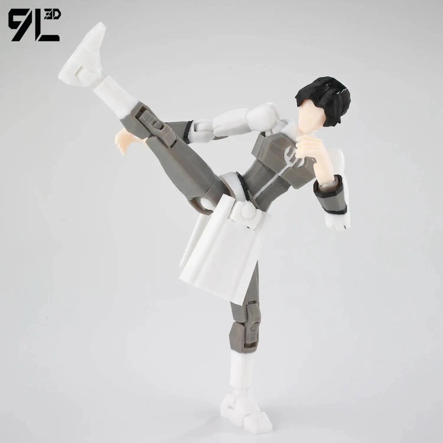 9L3D Invincible Slayer Daryl Dixon Lucky13 Action Figure Dummy13 Multi-Jointed Collectible Model Toys Titan13 Birthday Gifts T13