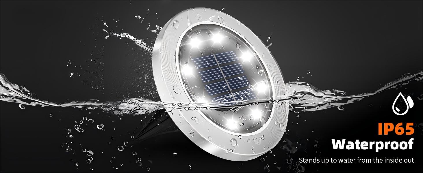 Hoodink Solar Lights for Outside,12 Pack Solar Lights Outdoor Waterproof, Solar Garden Lights Landscape Lighting for Patio Pathway Lawn Yard Deck Driveway Walkway, Cold White Hoodink Solar Lights for Outside,12 Pack Solar Lights Outdoor Waterproof, Solar Garden Lights Landscape Lighting for Patio Pathway Lawn Yard Deck Driveway Walkway, Cold White