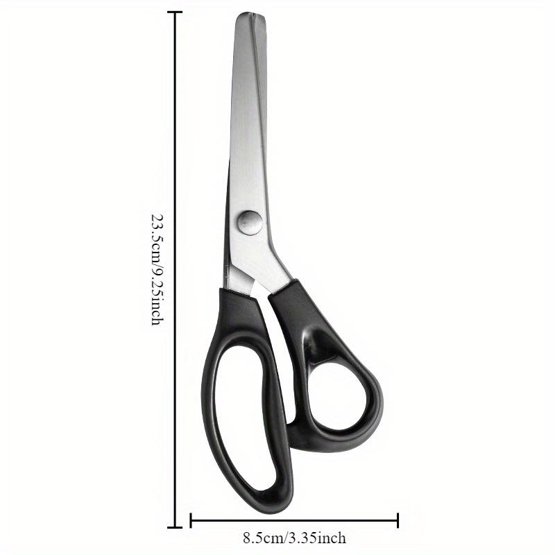 1pc Pinking Shears, Zig-Zag Fabric Scissors for Preventing Fraying, Professional Sewing Scissors with Ergonomic Handle for Fabric, Crafts, Dressmaking & Home Textiles