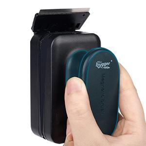 hygger Aquarium Magnetic Glass Cleaner, Algae Scraper for Fish Tank Cleaning with Two Detachable Blade, Magnet Floating Design Scrubbing Brush