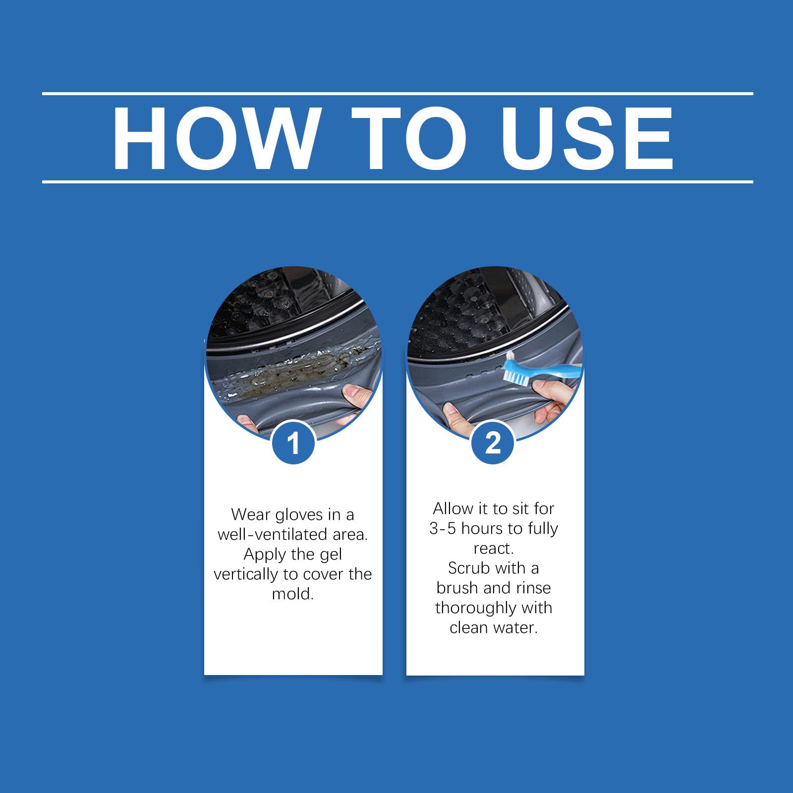 Home Stain Removal Gel, Kitchen Metal Surface Cleaner, Stainless Steel Cleaner, Stove Oven Cleaner, Household Cleaning Gel, Effective Rust Remover, Easy to Use, Cleaning Products