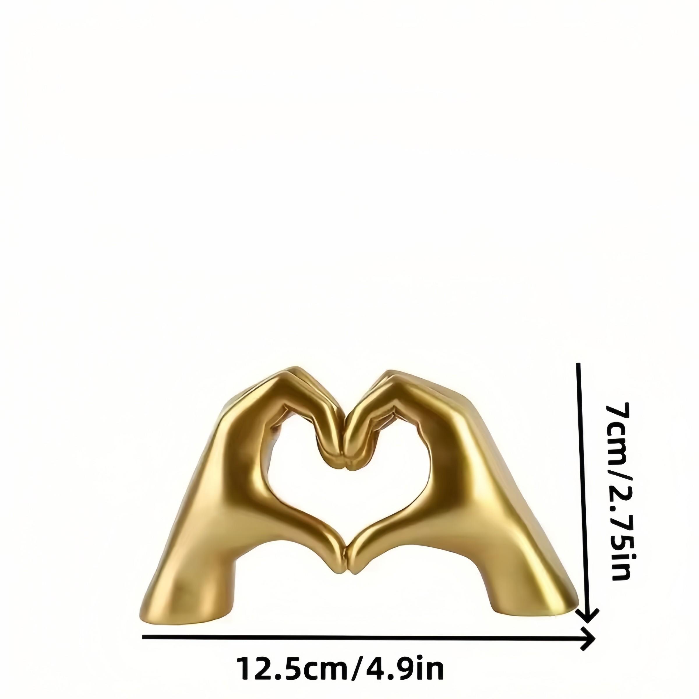 Handmade Resin Heart Statue, Modern Love Symbol, Unique Design, Elegant Home Decor, Wedding Decoration, Festival Party Room Decor