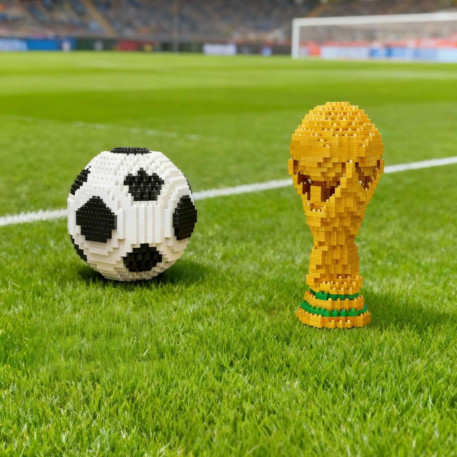 From Zero to Legend: Build Your Own World Cup Collectible Display, Unique Soccer Memorabilia, Perfect Gift for Football Fans
