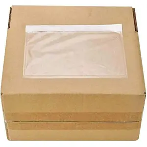 Packing List Pouches Clear Adhesive Top Loading Packing List/Shipping Label Envelopes - 200 Packs (7.5 x 5.5)