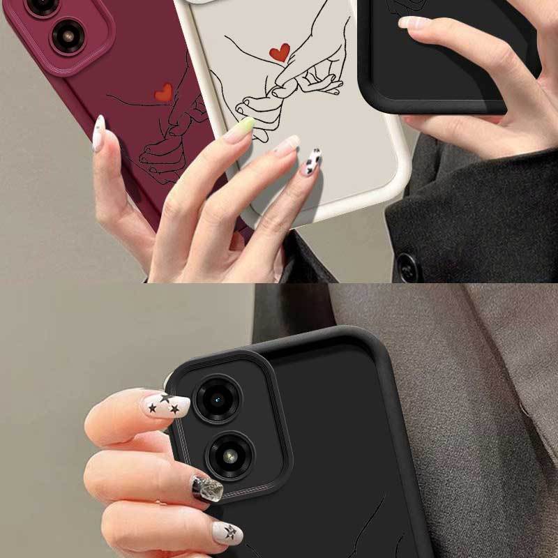 1 Piece E14 Promised Love Fashion Ready Flexible For Moto E14 Case With Elegant