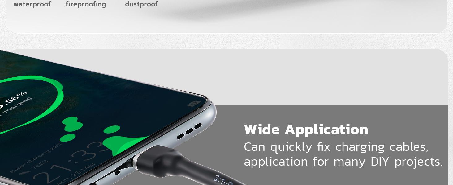 haisstronica 3:1 Heat Shrink Tubing Kit, Adhesive Lined Marine Resistant Grade Shrink Wrap - 1.75"length 6 Size Perfect for Home and Industrial, 1/8"-3/4" 220PCS - Black, Red