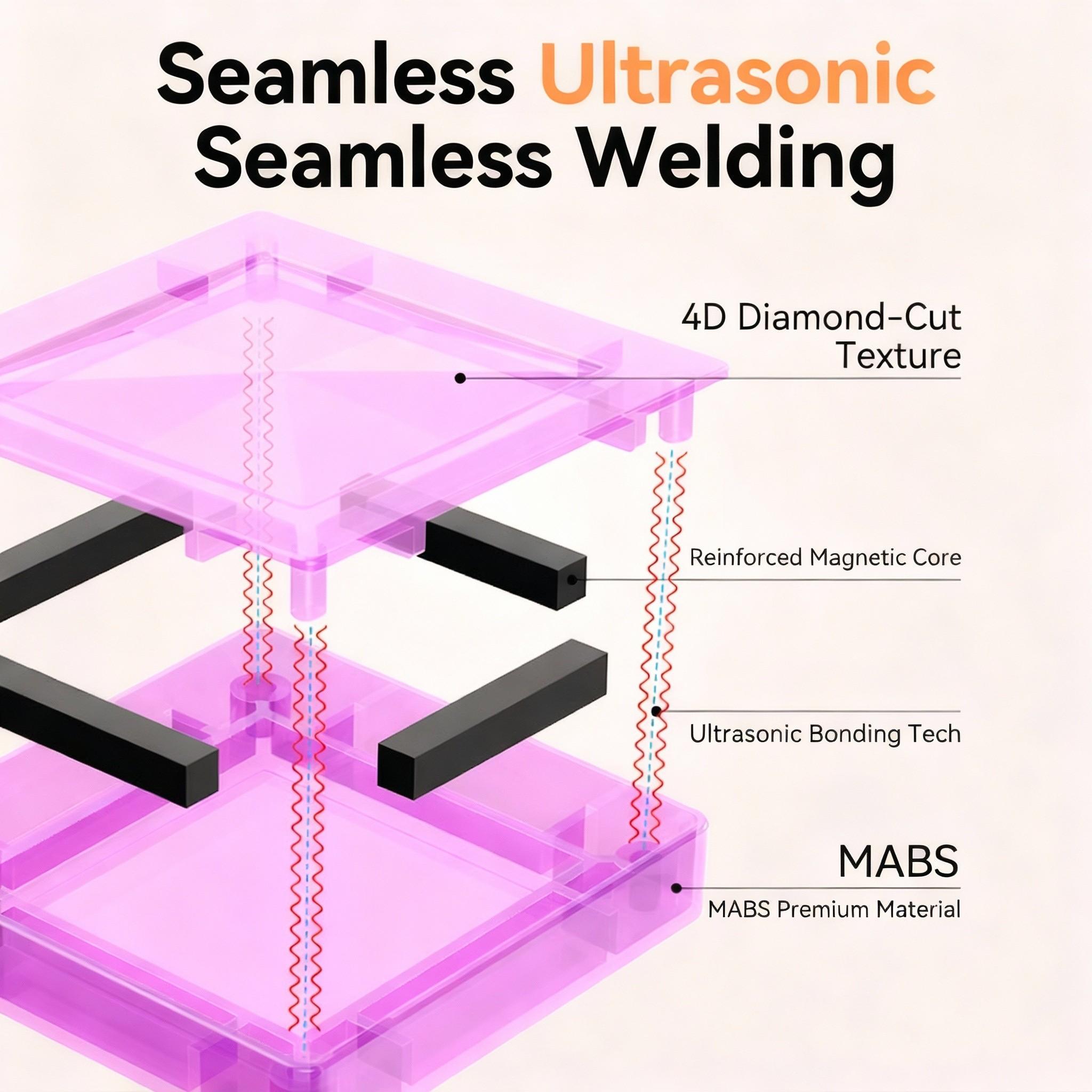 Classic Magnetic Building Blocks Set, Creative Assembly Toy for Kids, Includes Storage Box, Perfect Holiday Birthday Gift