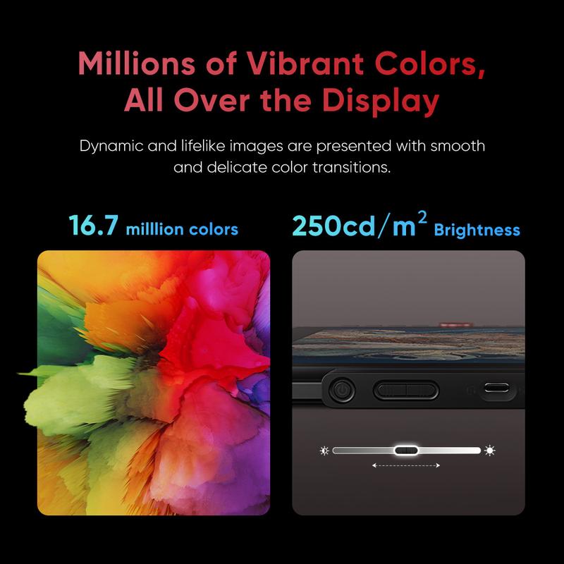 XPPen Artist 15.6 Pro V2 15.4-Inch Graphics Drawing Tablet 16384 Levels X3 Pro Stylus 60° Tilt Red Dial Full-lamination Anti-glare Flim