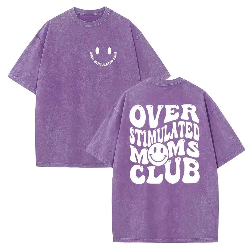 Washed T-shirt-Purple