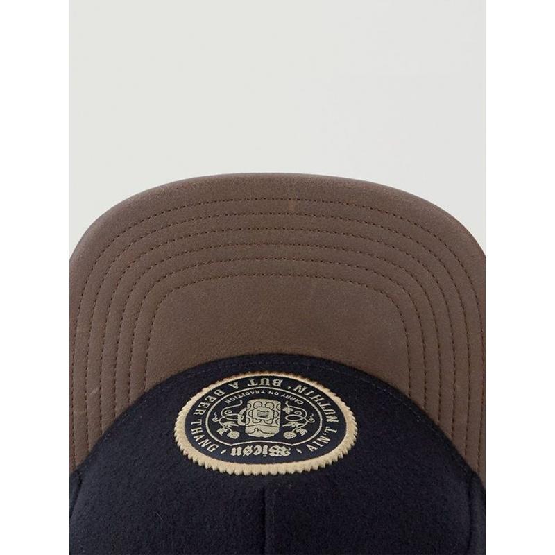 Hat with woolen woven label, adult sun hat, baseball cap, advertising, tourism