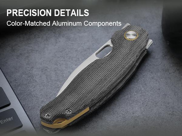 Kizer Seagull 14C28N Micarta V3770A1 automatic knife Blade edc  men