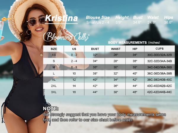 Blooming Jelly Sexy Mesh Swimsuit with Side Straps Women Tummy Control Slimming One Piece Swimwear