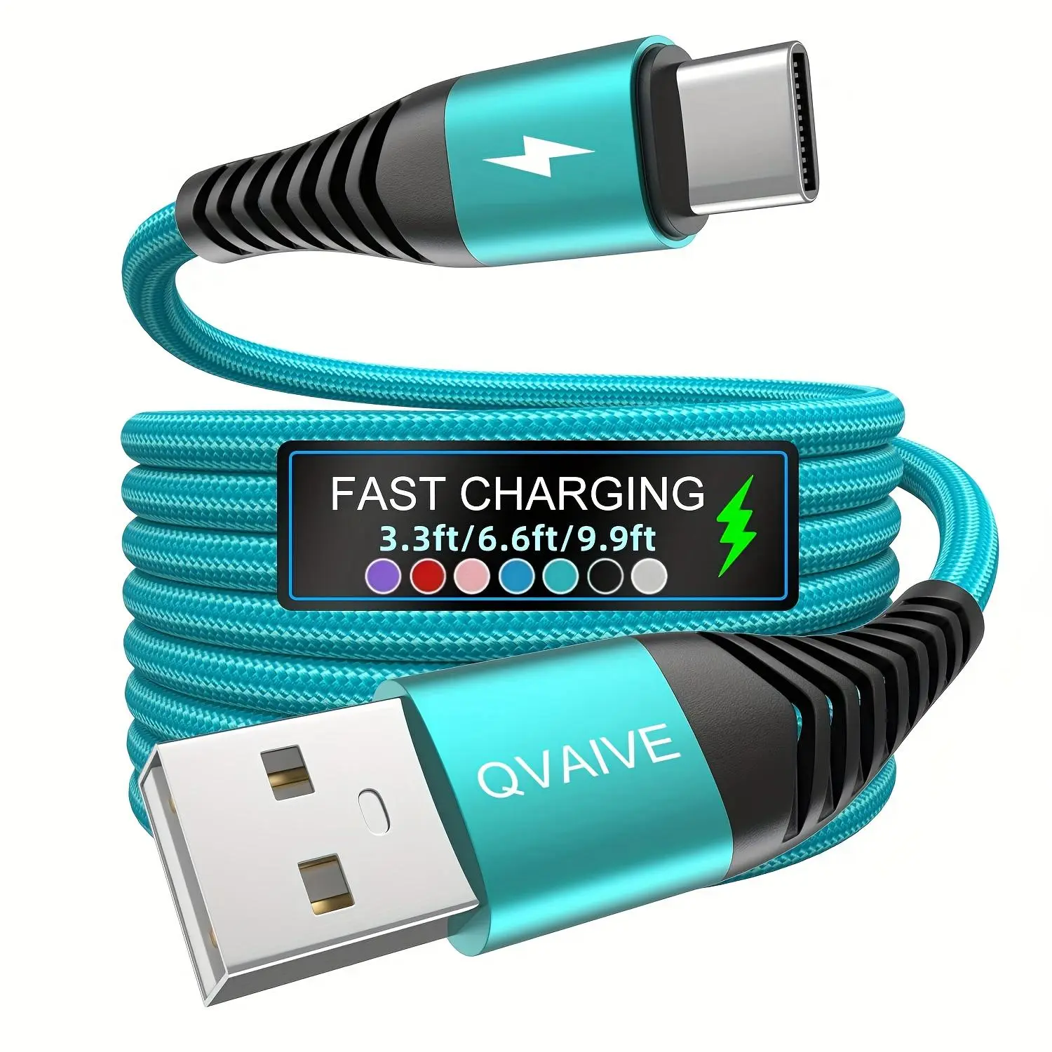 Hot Selling New Product: USB-C Nylon Braided Fast Charging Cable, for iPhone 15/16 /17series OnePlus,for Samsung, Huawei, Xiaomi, Redmi, Oppo, OnePlus, Etc. Equipped with Data Synchronization Function