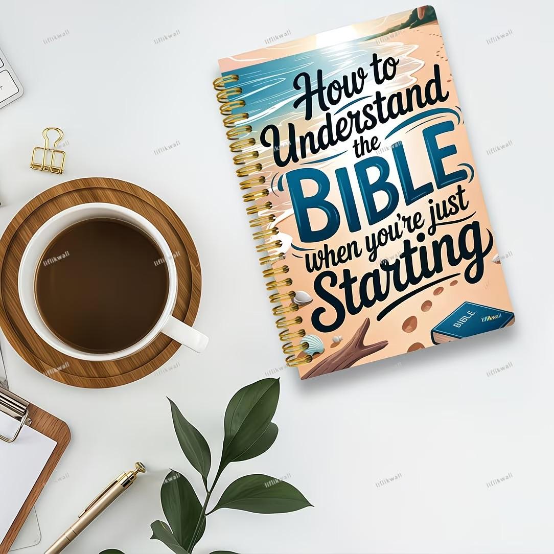 Bible Study Plan Guide, 52-Week Cycle, Size 13.97×21.08cm, Includes Registration, Reading, Prayer & Exploring the Power of the Bible