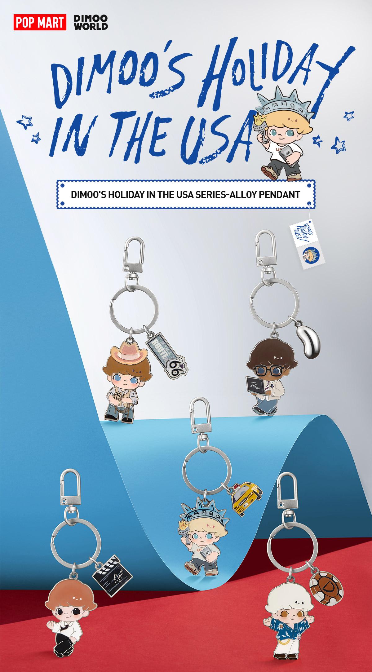 POP MART DIMOO'S HOLIDAY IN THE USA SERIES-Alloy Pendant