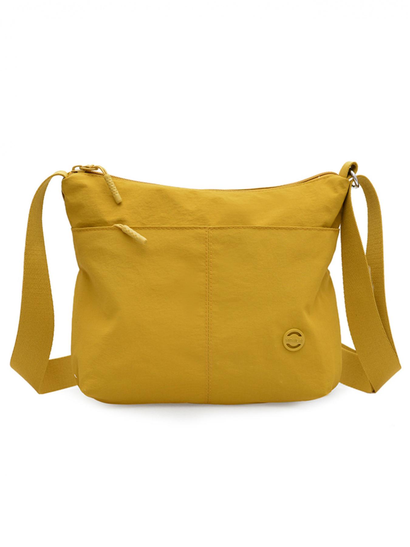 Casual Lightweight Mid-Age Mom Bag, Handbag Shoulder Purse, Multi-Layer Shoulder Bag, Solid Color Zipper Closure Crossbody Bag, Crossbody Messenger Bag, Stylish Daily Use Accessory