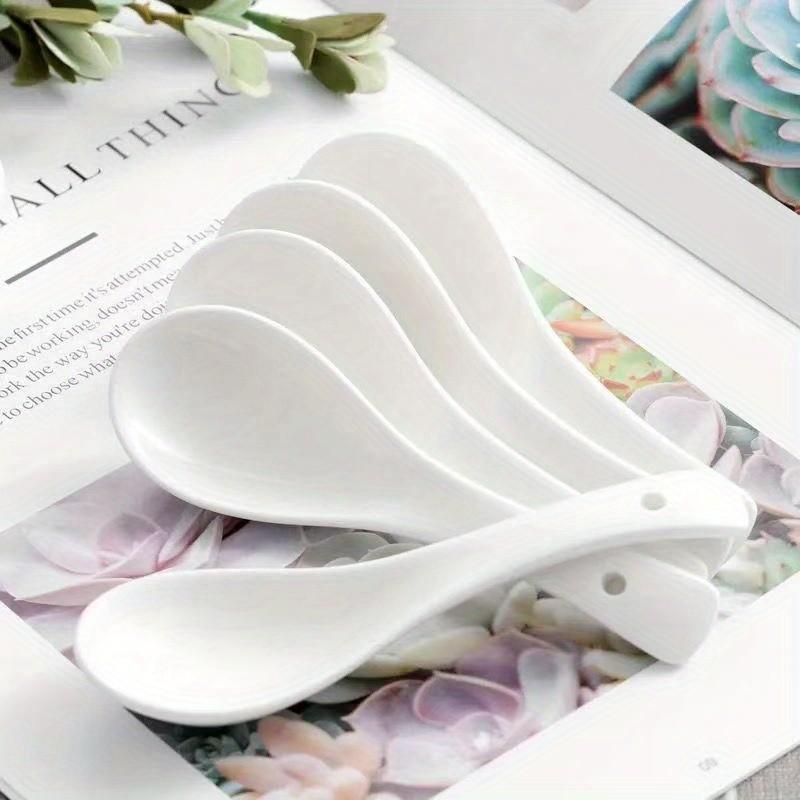 12pcs Ceramic Dinnerware Set, 4 Bowls 4 Plates 4 Spoons, Complete Tableware Set, Dishwasher & Microwave Safe, Home Daily Use