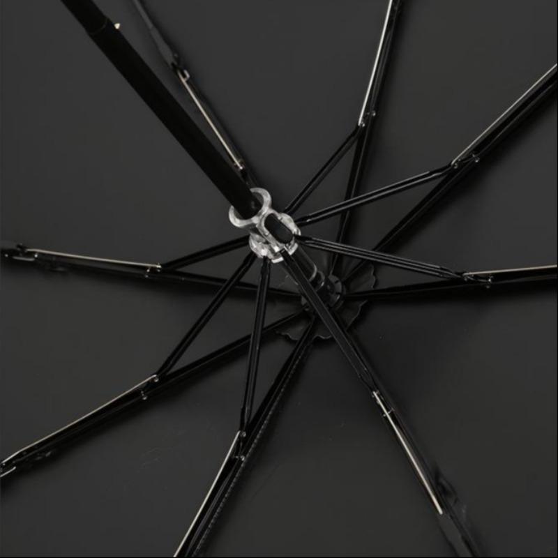 Creative Three-Fold Automatic Samurai Sword Umbrella, Lightweight Waterproof Umbrella, Anime Rainy Day Umbrella, Advertising Handle, in Stock