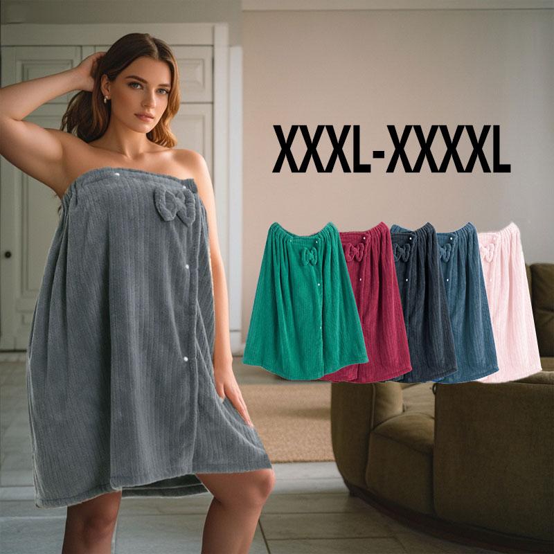 Set of 2 Includes a Large Adjustable Bath Skirt with in Sizes XXL-XXXXL (81*210Cm) And a Triangular Hair Drying Cap. Multicolored,Thickened Enlarged, Suitable for Home Use, Travel, Steam Rooms, Spas