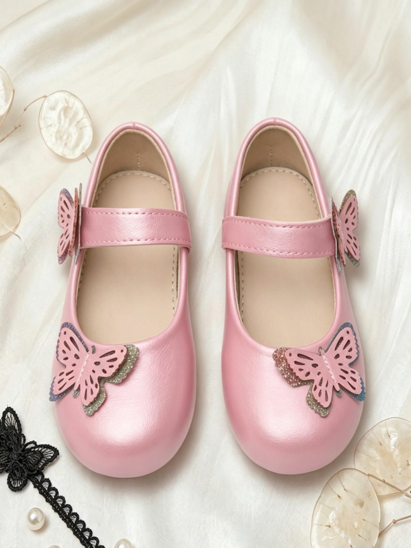 Girls' Bow Mary Jane Shoes, Soft Sole Anti-Slip Low Heel, Round Toe PU Leather, Casual All Seasons, Perfect for Parties and Weddings Girls' Bow Mary Jane Shoes, Soft Sole Anti-Slip Low Heel, Round Toe PU Leather, Casual All Seasons, Perfect for Parties and Weddings