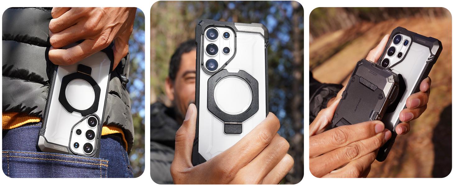 SUPCASE Samsung Galaxy S26/S25 Ultra Case with Stand, Unicorn Beetle Grip,Magnetic Design, Military-Grade Protection,Compatible with MagSafe Holder Cover Protector Screen Protector