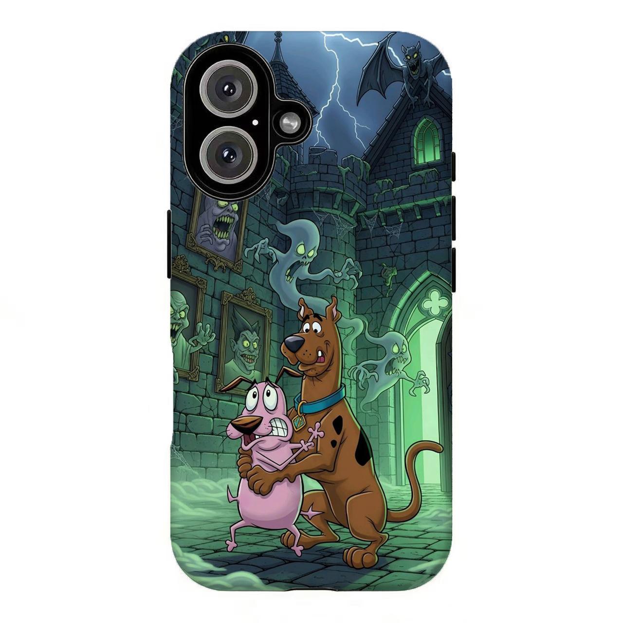 FL-Retro Scby-D00 & C0urage the C0wardly Dog Horror Collage Phone Case,Nostalgic 90s Cartoon Tough Case For iPhone 11 12 13 14 15 16 17 Air Pro Max for Samsung S26 S25 S24 S23 S22 S21 Case,Gift for her/him/fans FL-Retro Scby-D00 & C0urage the C0wardly Dog Horror Collage Phone Case,Nostalgic 90s Cartoon Tough Case For iPhone 11 12 13 14 15 16 17 Air Pro Max for Samsung S26 S25 S24 S23 S22 S21 Case,Gift for her/him/fans