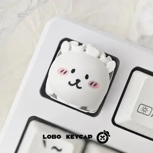 Chiikawa Self Deprecating Bear Single Replace Esc Resin Keycap Cute Anime For Mechanical Keyboard Decoration Gift For Anime Fans