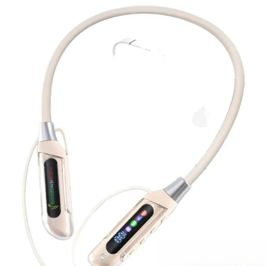Clip On Ear Hook Neckband Headphones Bluetooth with TF Card Slot Long Battery Life for Running Gym Universal