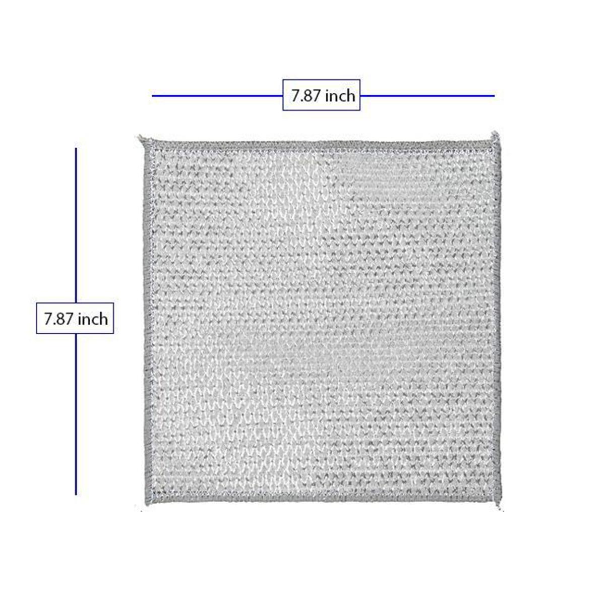 10PCS Non-scratch wire reel cloth, mesh wire cloth Reusable non-scratch cleaning cloth, multi-purpose wire reel cloth