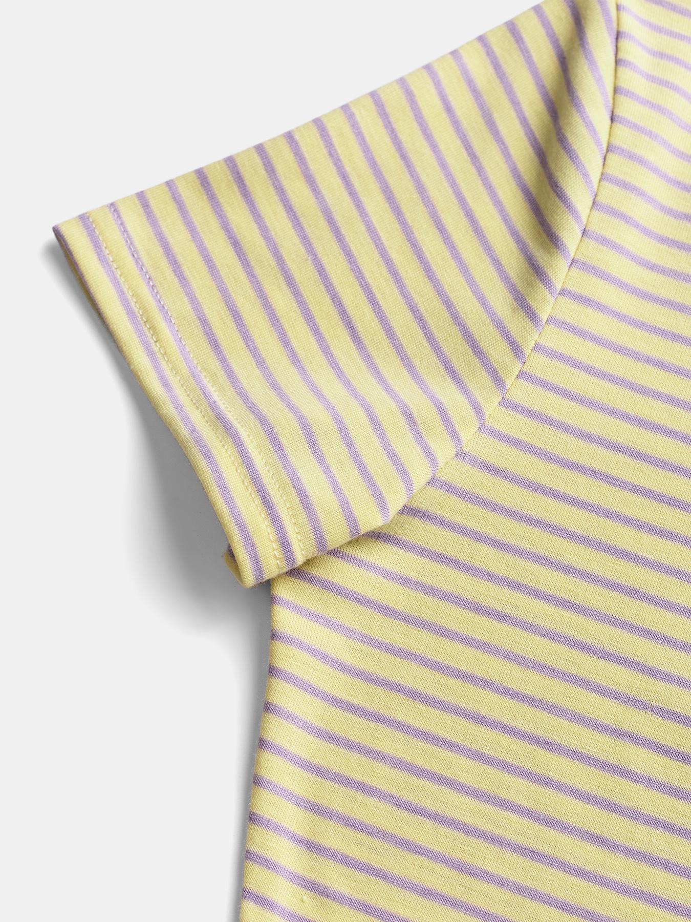 Women's Casual Striped Tee Shirt & Comfortable Pants Set, Stylish Two-Piece for Daily Wear, Perfect for Spring & Fall Seasons