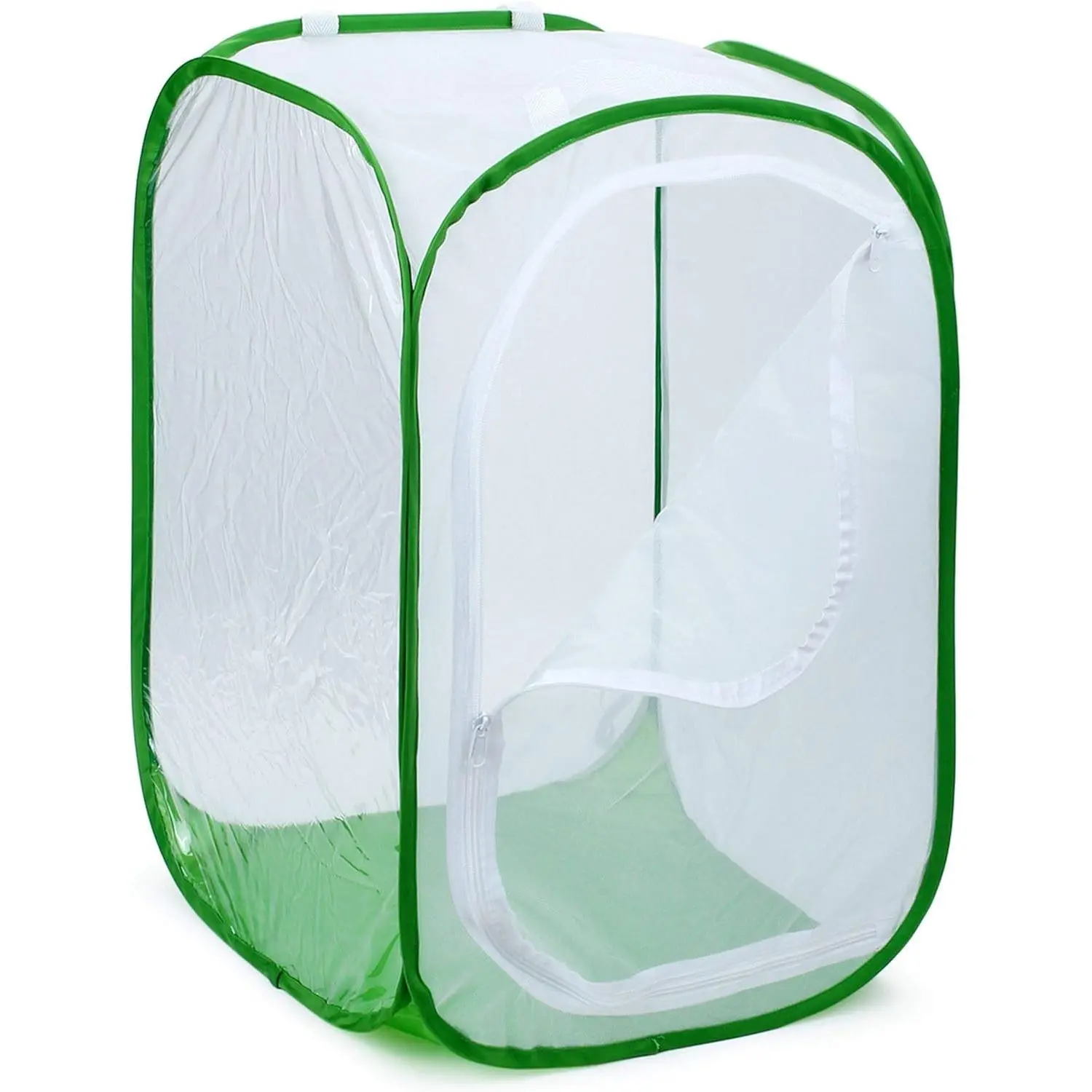 36" Large Monarch Butterfly Habitat, Giant Collapsible Pop-up Insect Mesh Cage Terrarium 24 x 24 x 36 Inches