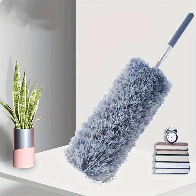 1pc Retractable Manual Microfiber Feather Duster - Heavy-Duty Multi-Surface Cleaning Brush, Compact Portable for Household, Car Use, Home Supplies